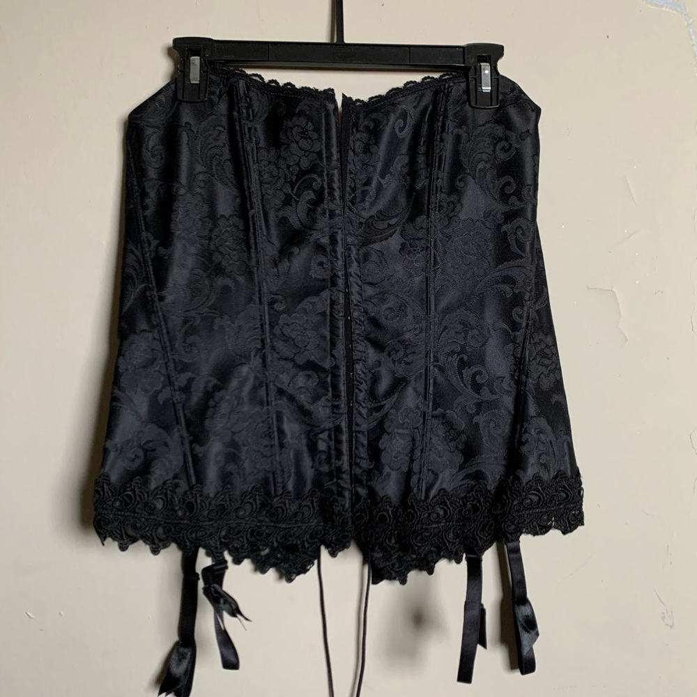 Frederick’s of Hollywood Black Bustier Corset